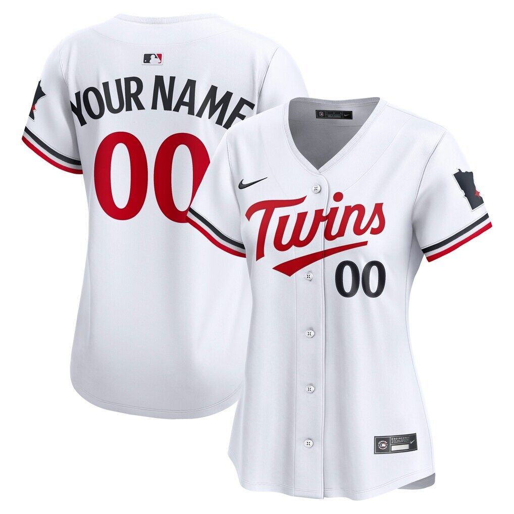 Minnesota Twins Nike Women's Home Limited Custom Jersey