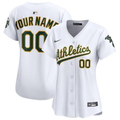 Athletics Nike Women's Home Limited Custom Jersey