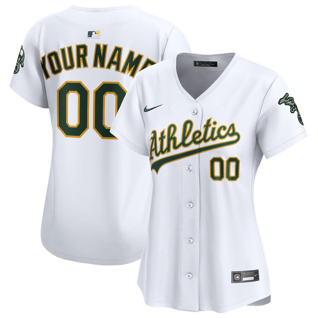 Athletics Nike Women's Home Limited Custom Jersey