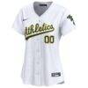 Athletics Nike Women's Home Limited Custom Jersey - White - Side View