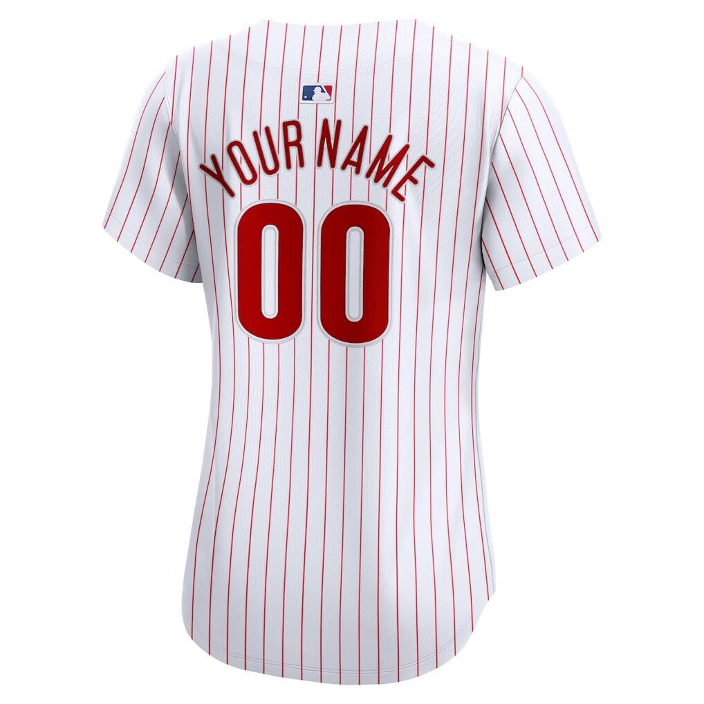 Philadelphia Phillies Nike Women's Home Limited Custom Jersey