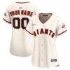 San Francisco Giants Nike Women's Home Limited Custom Jersey - Cream - Front View