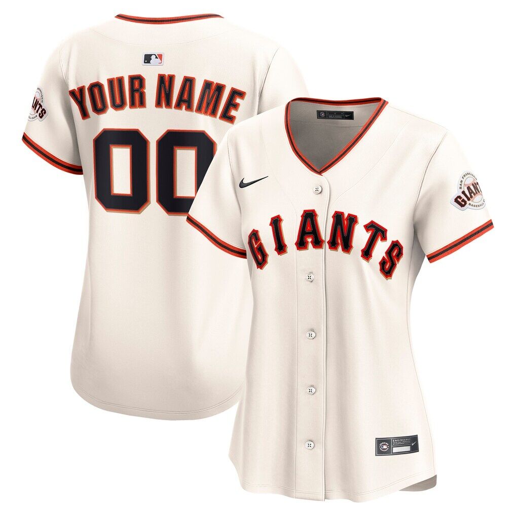 San Francisco Giants Nike Women’s Home Limited Custom Jersey