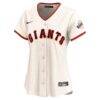 San Francisco Giants Nike Women's Home Limited Custom Jersey - Cream - Side View