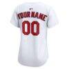 St. Louis Cardinals Nike Women's Home Limited Custom Jersey - White - Detail View