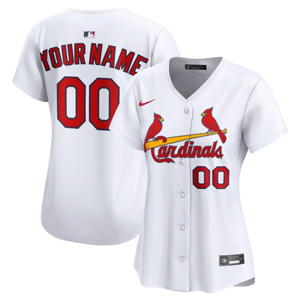 St. Louis Cardinals Nike Women's Home Limited Custom Jersey