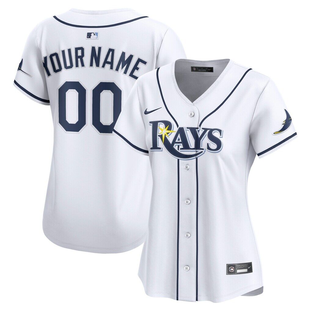 Tampa Bay Rays Nike Women's Home Limited Custom Jersey