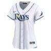 Tampa Bay Rays Nike Women's Home Limited Custom Jersey - White - Side View