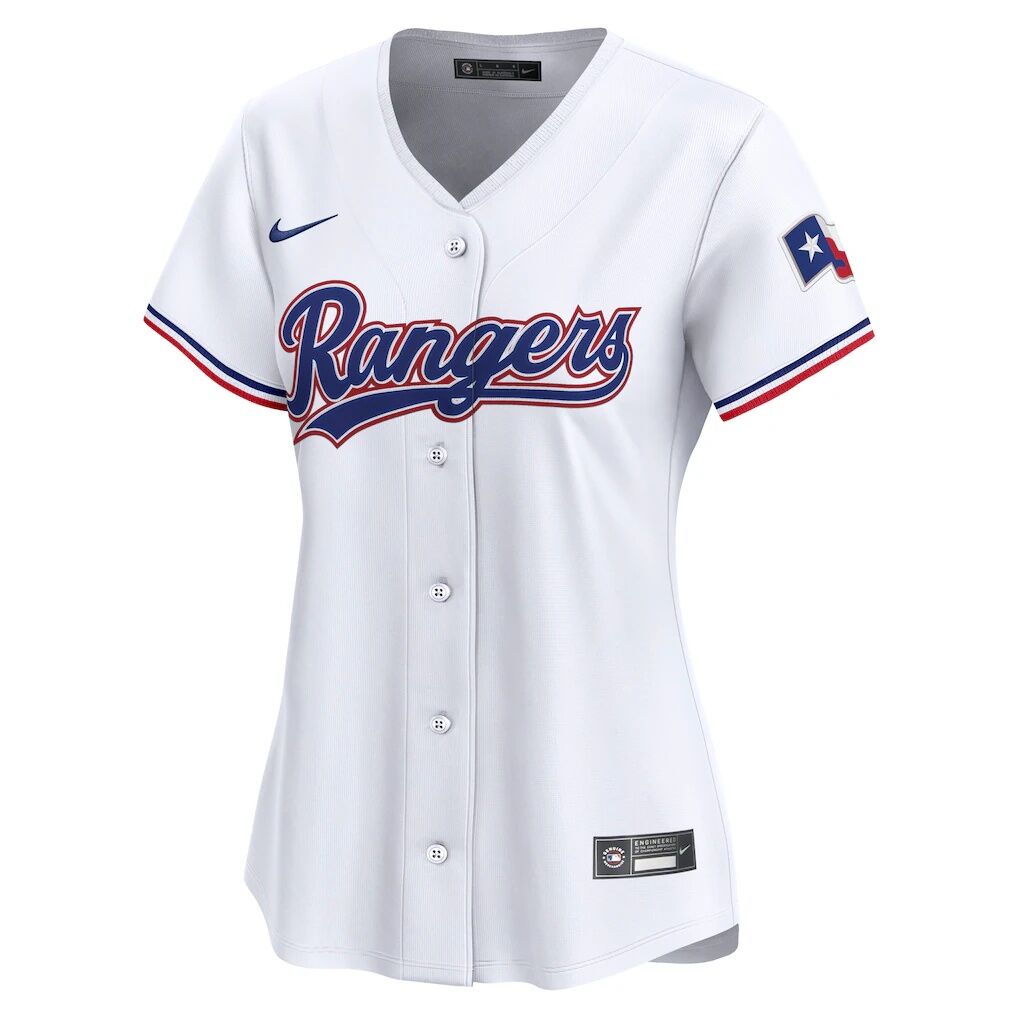 Texas Rangers Nike Women’s Home Limited Custom Jersey
