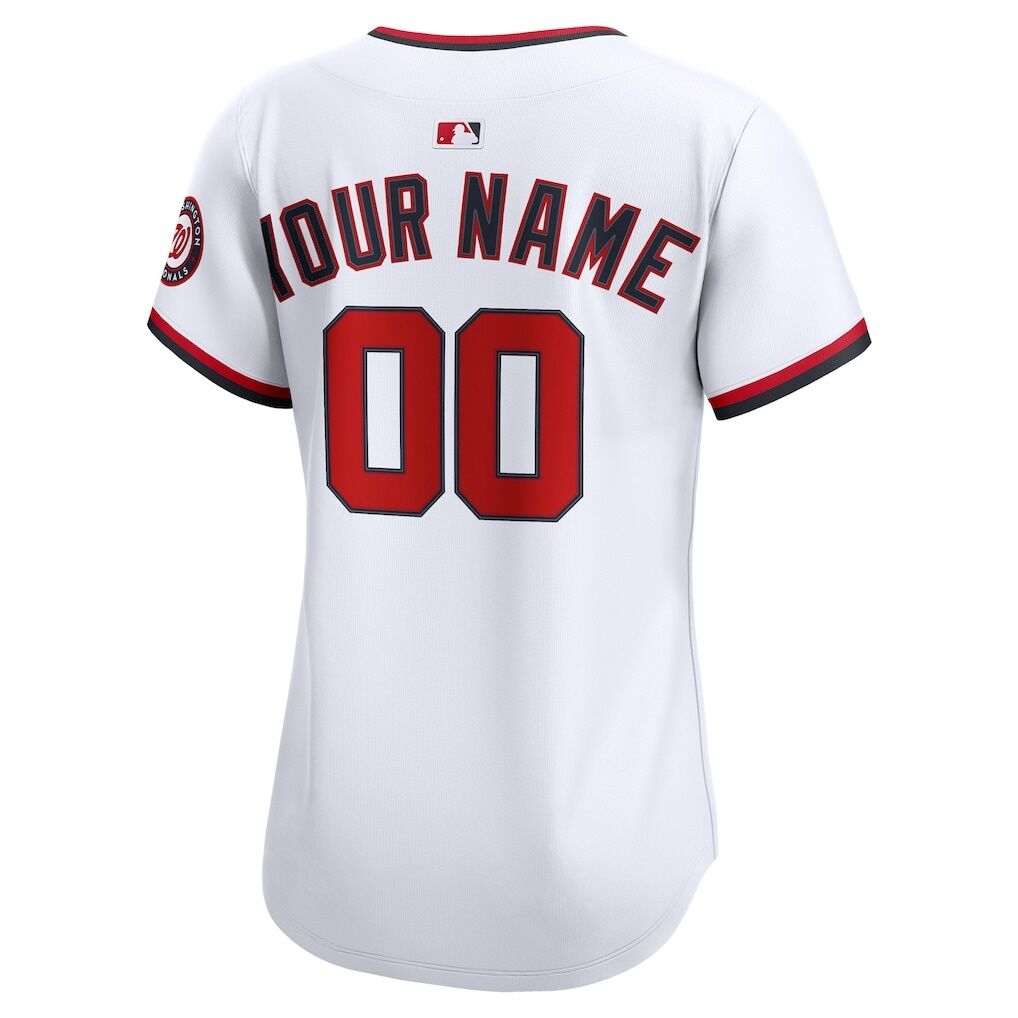 Washington Nationals Nike Women’s Home Limited Custom Jersey
