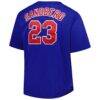 Ryne Sandberg Chicago Cubs Mitchell & Ness Big & Tall Cooperstown Mesh Batting Practice Jersey - - Detail View