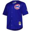 Ryne Sandberg Chicago Cubs Mitchell & Ness Big & Tall Cooperstown Mesh Batting Practice Jersey - - Side View