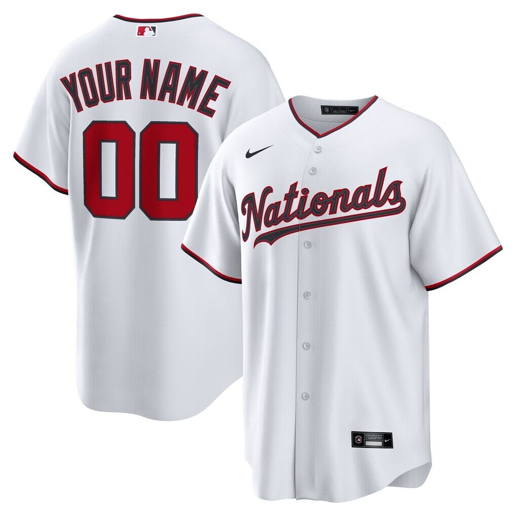 Washington Nationals Nike Home Custom Replica Jersey