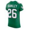 Saquon Barkley Philadelphia Eagles Nike Alternate Vapor F.U.S.E. Elite Jersey - Kelly Green - Detail View
