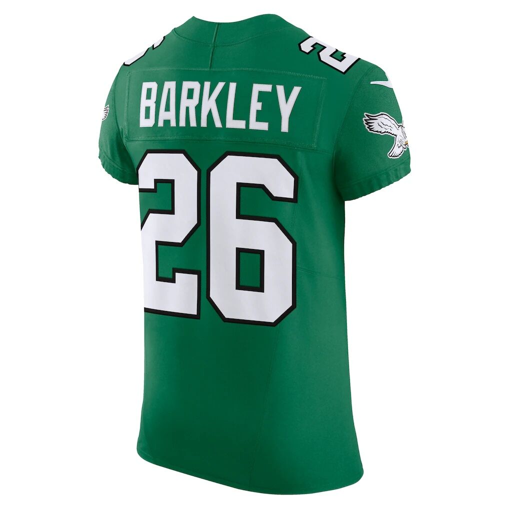 Saquon Barkley Philadelphia Eagles Nike Alternate Vapor F.U.S.E. Elite Jersey - Kelly Green
