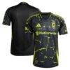 Columbus Crew adidas 2025 The Goosebumps Kit Authentic Jersey - Black - Side View