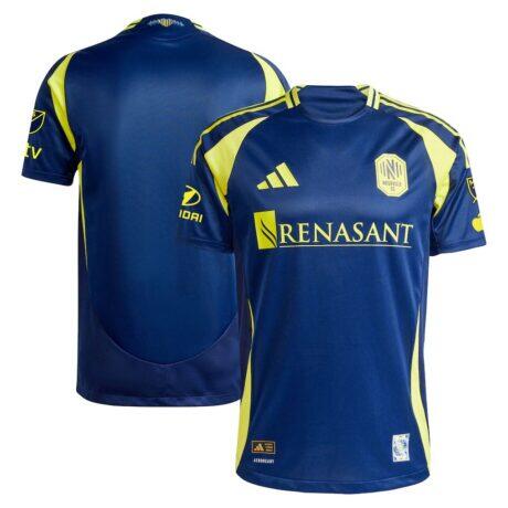 Nashville SC adidas 2025 The Heart Of Nashville Kit Authentic Jersey - Navy - Side View