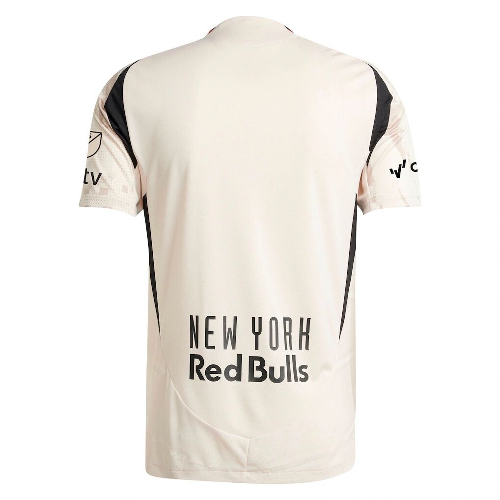 New York Red Bulls adidas 2025 Stone Kit Authentic Jersey - Tan