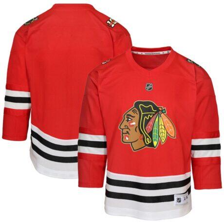 Chicago Blackhawks Preschool Centennial Replica Jersey - Red - Front View