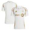 LAFC adidas 2025 Secondary Replica Jersey - White - Front View