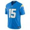 Ladd McConkey Los Angeles Chargers Nike Team Vapor F.U.S.E. Limited Jersey - Powder Blue - Side View