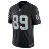 Brock Bowers Las Vegas Raiders Nike Team Vapor F.U.S.E. Limited Jersey - Black - Side View