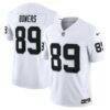 Brock Bowers Las Vegas Raiders Nike Vapor F.U.S.E. Limited Jersey - White - Front View