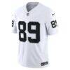 Brock Bowers Las Vegas Raiders Nike Vapor F.U.S.E. Limited Jersey - White - Side View