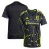 Columbus Crew adidas Women's 2025 The Goosebumps Kit Replica Jersey - Black - Front View