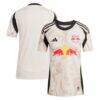 New York Red Bulls adidas Women's 2025 Stone Kit Replica Jersey - - Front View