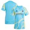 Philadelphia Union adidas Women's 2025 The Voltage Kit Replica Jersey - Blue - Detail View