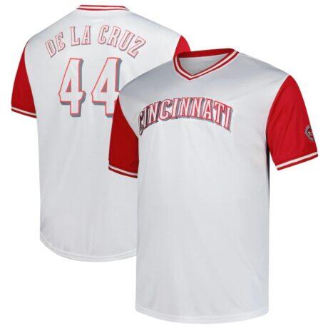 Elly De La Cruz Cincinnati Reds Profile Big & Tall Name & Number Jersey - White - Front View