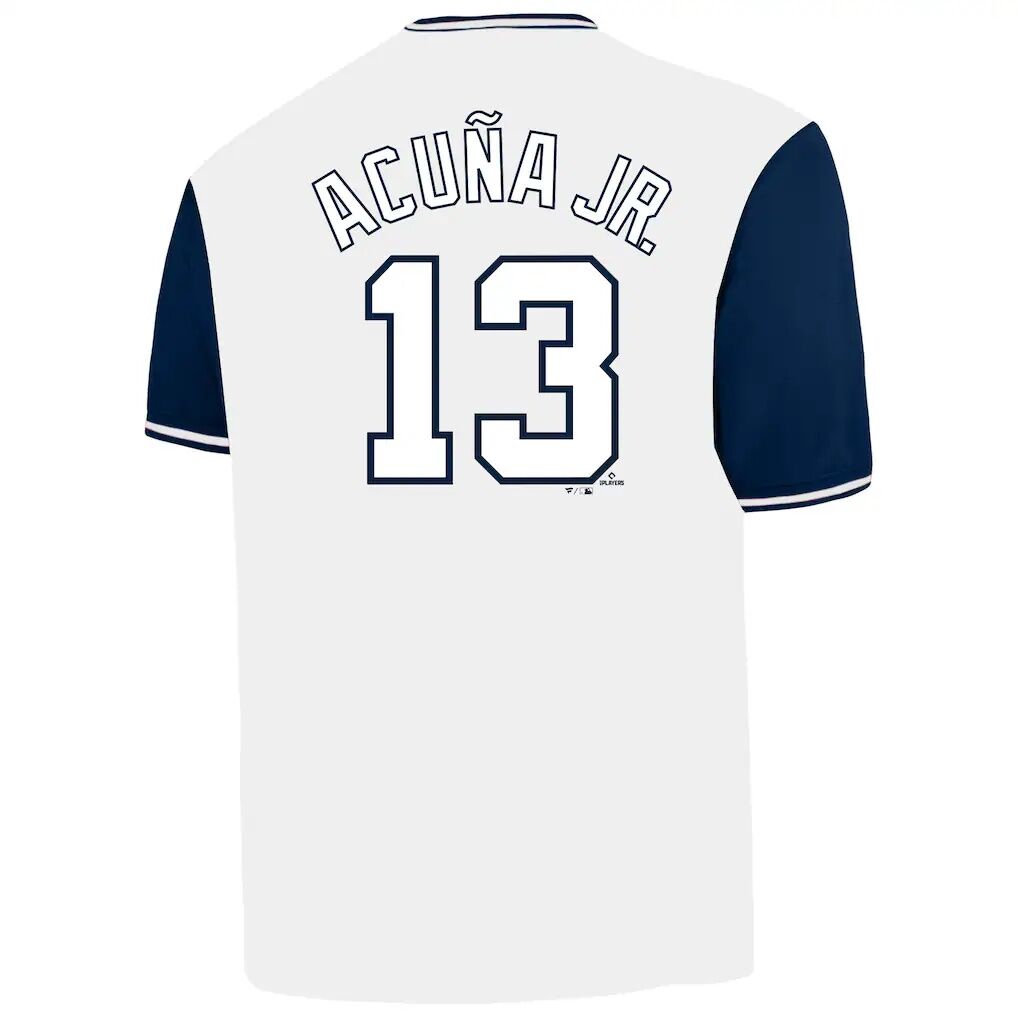 Ronald Acuña Jr. Atlanta Braves Profile Big & Tall Name & Number Jersey