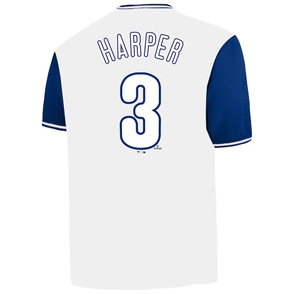 Bryce Harper Philadelphia Phillies Profile Big & Tall Name & Number Jersey