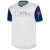 Bryce Harper Philadelphia Phillies Profile Big & Tall Name & Number Jersey - White - Side View