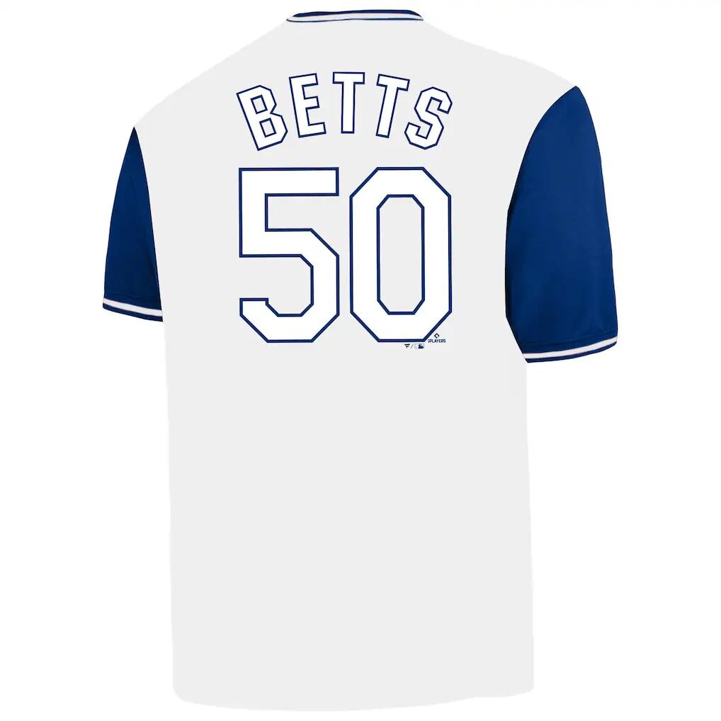 Mookie Betts Los Angeles Dodgers Profile Big & Tall Name & Number Jersey
