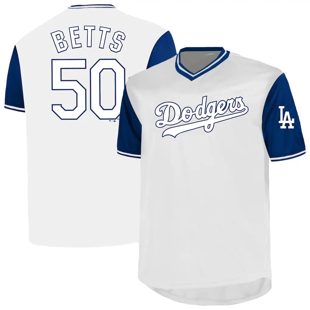 Mookie Betts Los Angeles Dodgers Profile Big & Tall Name & Number Jersey