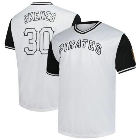 Paul Skenes Pittsburgh Pirates Profile Big & Tall Name & Number Jersey - White - Front View