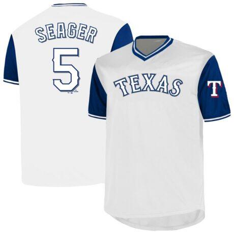 Corey Seager Texas Rangers Profile Big & Tall Name & Number Jersey - White - Front View