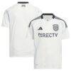 San Diego FC adidas Youth 2025 Woven Into One Replica Jersey - White - Front View