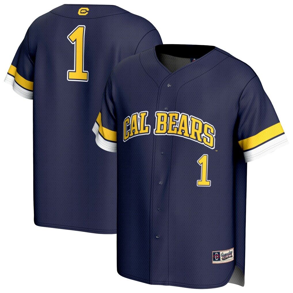 Cal Bears GameDay Greats Unisex Pick-A-Player Baseball Fashion Jersey