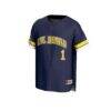 Cal Bears GameDay Greats Unisex Pick-A-Player Baseball Fashion Jersey - Navy - Side View