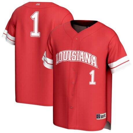 Louisiana Ragin' Cajuns GameDay Greats Unisex Pick-A-Player Baseball Fashion Jersey - - Front View