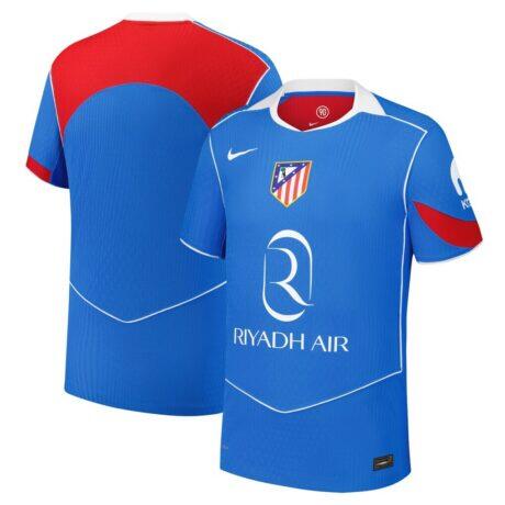 Atletico de Madrid Nike 2025/26 Third Authentic Jersey - Blue - Front View