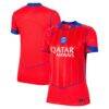 Paris Saint-Germain Nike Women's 2025/26 Third Replica Jersey - Red - Front View