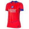 Paris Saint-Germain Nike Women's 2025/26 Third Replica Jersey - Red - Side View