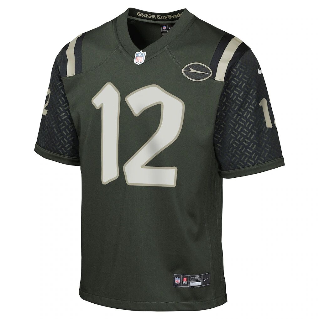 Joe Namath New York Jets Nike Youth 2025 Rivalries Collection Retired Player Game Jersey - Gotham Green