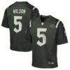 Garrett Wilson New York Jets Nike Youth 2025 Rivalries Collection Game Jersey - - Front View
