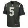 Garrett Wilson New York Jets Nike Youth 2025 Rivalries Collection Game Jersey - - Side View