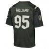 Quinnen Williams New York Jets Nike Youth 2025 Rivalries Collection Game Jersey - - Detail View